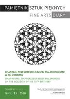 Okładka książki Pamiętnik Sztuk Pięknych. Emanacje. Profesorowi Jerzemu Malinowskiemu w 70. urodziny