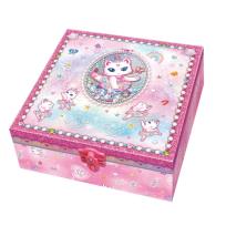 Opakowanie Pamiętnik z akcesoriami w pudełku z półkami Kot baletnica