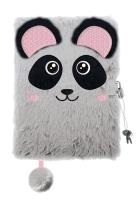 Opakowanie Pamiętnik z kłódką 3D włochacz A5 96k Bambino PANDA