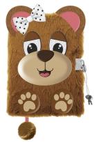 Opakowanie Pamiętnik z kłódką 3D włochacz A5 96k Bear