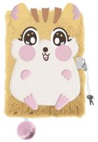 Opakowanie Pamiętnik z kłódką 3D włochacz A5 96k Hamster