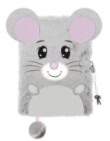 Opakowanie Pamiętnik z kłódką 3D włochacz A5 96k Mouse