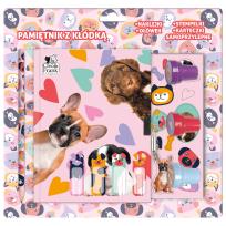 Opakowanie Pamiętnik z kłódką Cleo i Frank Pies 40 DERFORM