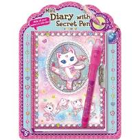 Opakowanie Pamiętnik z niewidzialnym długopisem Kot Baletnica