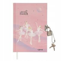 Opakowanie Pamiętnik zamykany na kłódkę 112K Baletnice