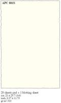 Opakowanie Papier artystyczny z podkładką APC 801S