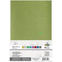 Opakowanie Papier brokatowy A4 dwustronny 8 kolorów