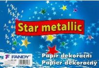 Opakowanie Papier dekoracyjny Star metallic