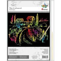 Opakowanie Papier do wydrapywanek 210x290mm czarny 10szt.