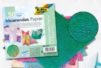 Opakowanie Papier opalizujący kryształy 14x14cm 50szt