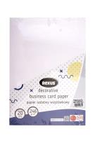 Opakowanie Papier wizytówkowy A4/20ark biały - płótno