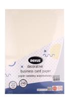 Opakowanie Papier wizytówkowy A4/20ark kremowy - prążki