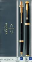 Opakowanie Parker-Zestaw dlugopis+pióro IM czarny GT