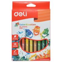 Opakowanie Pastele olejne Color Emotion 18 kolorów DELI