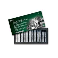 Opakowanie Pastele olejne suche Artists 12szt szarości MUNGYO