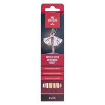 Opakowanie Pastele suche w drewnie 8820 brązy 6szt.