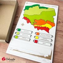 Opakowanie Pasy rzeźby terenu w Polsce