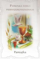 Okładka książki Patronka dzieci pierwszokomunijnych, Pamiątka