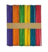 Opakowanie Patyczki kreatywne kolorowe 11,4cm 50szt