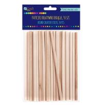 Opakowanie Patyczki kreatywne okrągłe naturalne 50szt