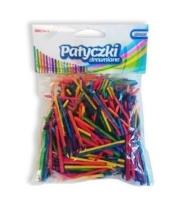 Opakowanie Patyczki kreatywne zapałki kolorowe 4,2cm 500szt