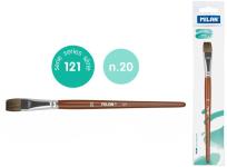 Opakowanie Pędzel płaski z włosia koziego seria 121 nr 20 1 szt. na blistrze