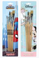 Opakowanie Pędzelki z naturalnego włosia 5szt