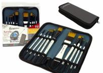 Opakowanie Pędzle akrylowe w piórniku 10szt