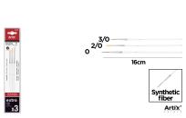 Opakowanie Pędzle malarskie cienkie liniowe 3szt