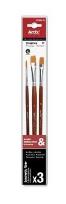 Opakowanie Pędzle syntetyczne 3szt
