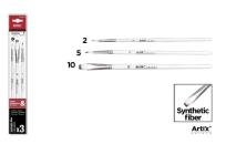 Opakowanie Pędzle syntetyczne 3szt