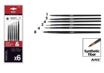 Opakowanie Pędzle syntetyczne 6szt