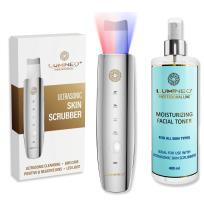 Opakowanie Peeling Kawitacyjny Led + tonik nawilżający LUMINEO