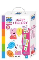 Okładka książki Peppa Pig. Uczę się z Peppą. Liczby i kolory