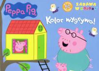 Okładka książki Peppa Pig Zabawa w kolory cz. 8 Kolor wygrywa!
