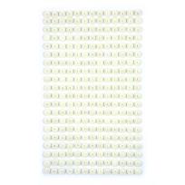 Opakowanie Perełki samoprzylepne 6mm 260szt. opalescent white