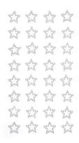 Opakowanie Perełki samoprzylepne gwiazdki 32szt