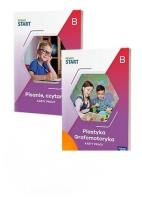 Okładka książki Pewny start KP Plastyka, grafomotoryka poz.B