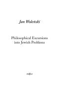 Okładka książki Philosophical Excursions into Jewish Problems