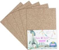 Opakowanie Pianka brokatowa brązowa 21x29,7cm 5szt