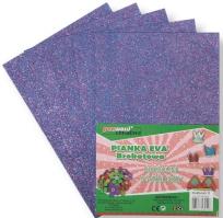 Opakowanie Pianka multicolor brokat 8 20x30 5szt