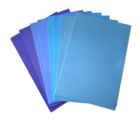 Opakowanie Pianka niebieska 20x30cm 8 arkuszy