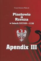 Okładka książki Piastowie a Rzesza w latach 937/939 - 1138 Apendix III Mapy