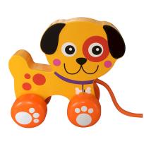 Opakowanie Piesek drewniany do ciągnięcia