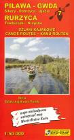 Okładka książki Piława-Gwda mapa kajakowa 1:50 000 EkoGraf