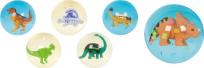 Opakowanie Piłeczka kauczukowa w dinozaurem 49mm mix
