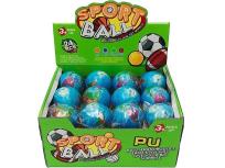 Opakowanie Piłeczka piankowa Globus 6cm (24szt)