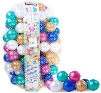 Opakowanie Piłeczki basenowe metaliczne 6cm 100szt