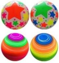 Opakowanie Piłka gumowa fluorescencyjna MIX
