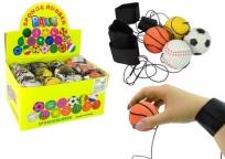 Opakowanie Piłka na gumce 6 cm 4 wzory MIX